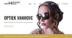 Desktop Screenshot of optiekvanhove.be